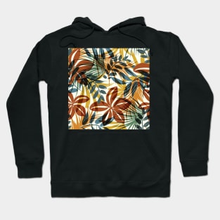 Hawaiian Tropical Leaves Hoodie